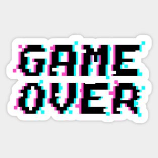 Game over Sticker